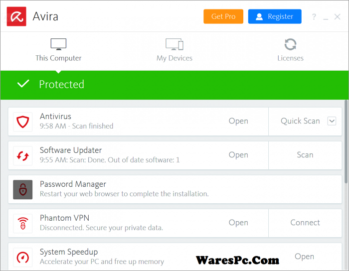 Avira Antivirus Pro License key